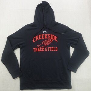 Creekside Track & Field Hoodie Mens Medium Pullover Sweatshirt Under Armour